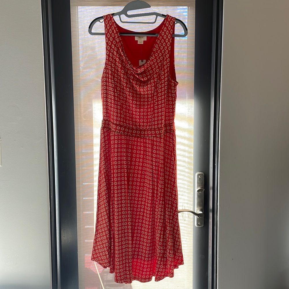 Brand-new Anthropologie Red Sleeveless Dress